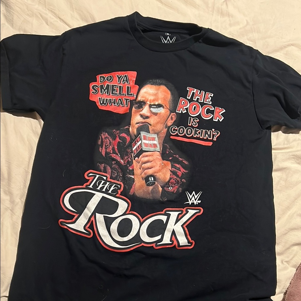 WWE Black and Red Short Sleeve Tees